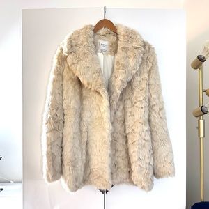 Zara fur coat